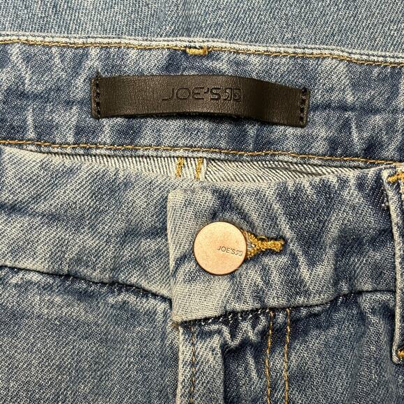 JOE'S Jeans Bermuda High Waisted Fray Hem Cut Off Denim Jean Short Jorts Size 30 - Picture 3 of 6